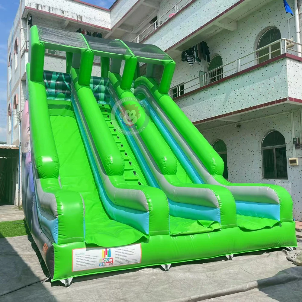 Giant Inflatable Pool Slide For Adult Dinosaur Inflatable Slide Double