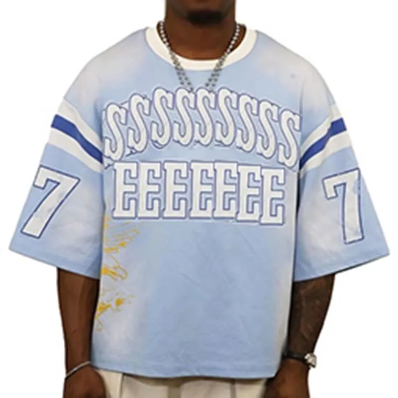 Oem Clothing Manufacturer Custom Jersey Hip Hop Style Oversize