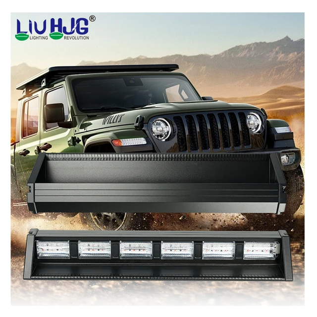 Liu HJG Custom OEM ODM Motorcycle Systems Lighting 6 Led Car Accessories Motorcycle LED Work Warning Light Bar For Car Trucks