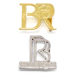 Заводская изготовленная на заказ Золотая никелированная Мужская металлическая пряжка с