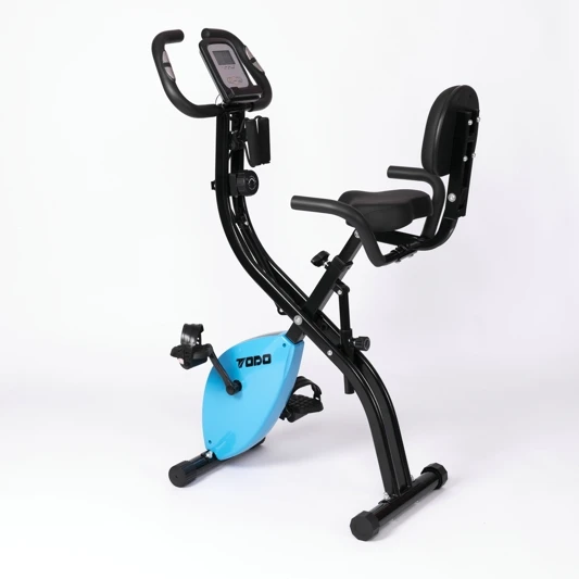 Best Home Use Foldable Magnetic Exercise Bikes Easy Indoor Fitness Gym Equipment with Belt for Easy Folding
