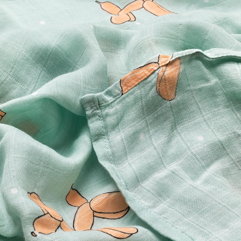 Муслиновое дерево с цветным принтом на заказ удобное домашнее детское муслиновое