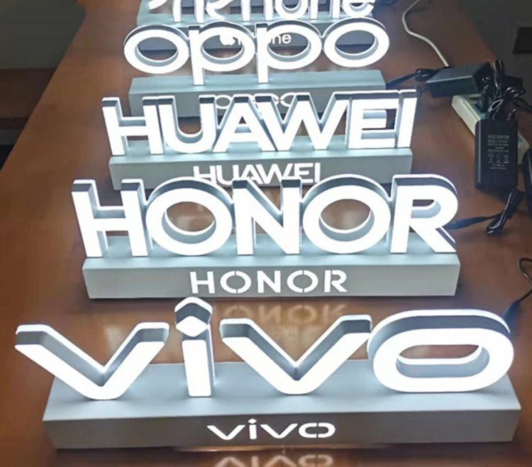 Factory Made 3D LED Letter Sign for Mobile Phone Stores - Customized ...