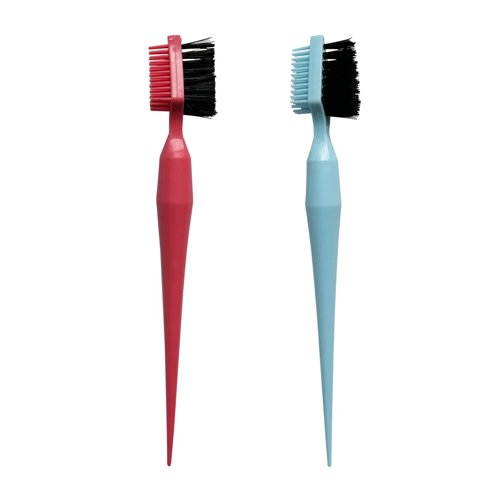 Wholesale Custom Perfect Edge Control Brush Packaging Comb Cheetah Hair