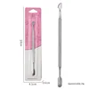 Double-headed dead skin steel push-silver