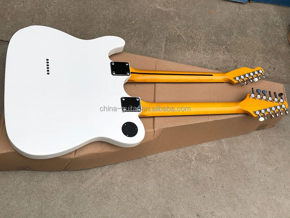 Huiyuan Factory Double Neck Basswood Guitar Electric Guitars In
