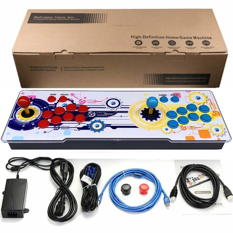 Индивидуальные двойные джойстики, игровая консоль, аркадная приставка, 4710 игры, Классическая аркадная консоль