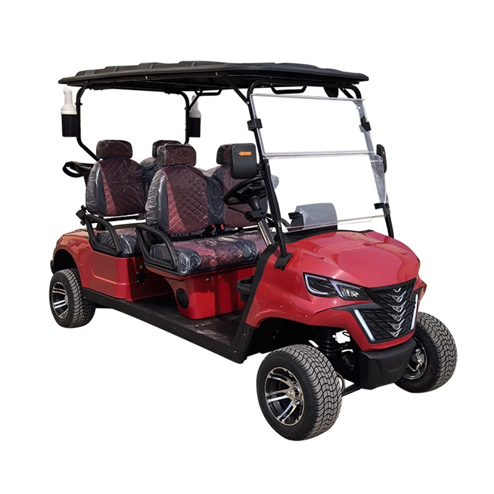 Luhuan Hot Selling 4-Seater Electric Sightseeing Golf Cart Battery