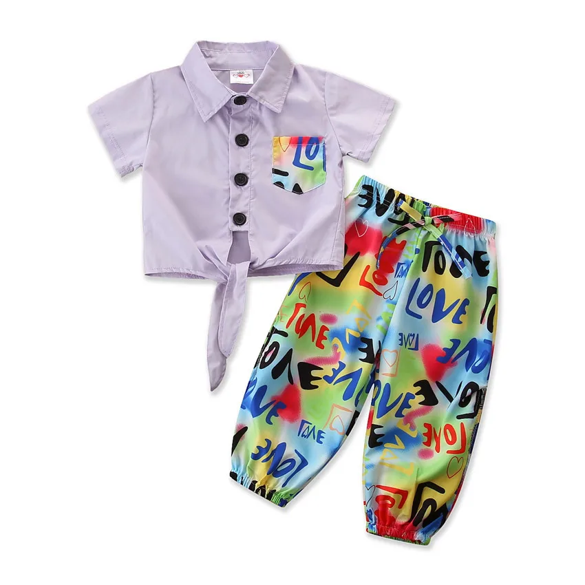 Sunny Baby-conjunto De Ropa Informal Para Bebé Niña,Camiseta Morada,Pantalones  Con Estampado De Amor,Moda De Verano - Buy Niño Niña Ropa,Bebé Niña Ropa De  Verano,La Ropa De Los Niños Product on Alibaba.com