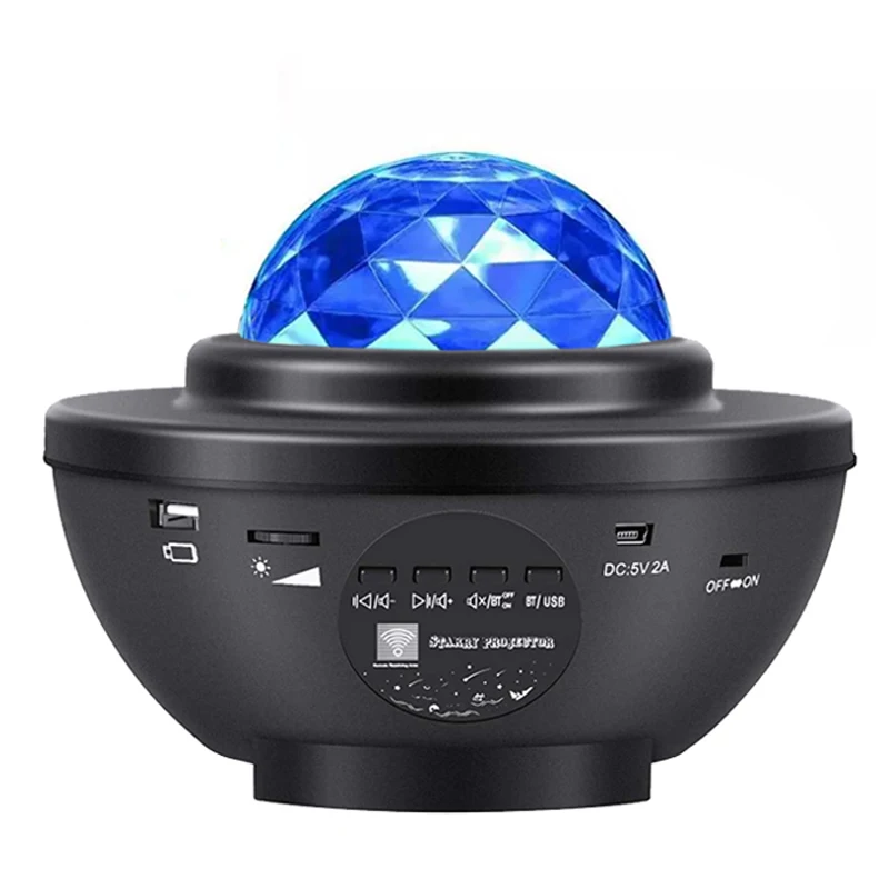 Howlighting  Modern Kids Led Remote Control Night Light Star Starry Sky Projection Lamp With Bluetooth