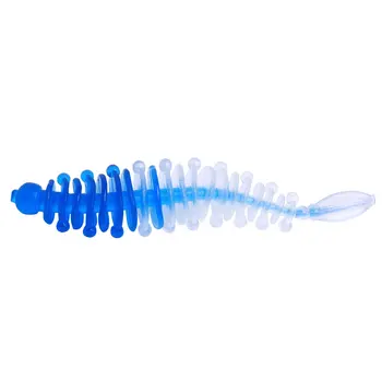 Wholesale for SO188 Printed ABS Artificial Worm Baits 6cm 1.1g 1pc/Bag for Sea Fishing Lake Stream Bottom/Top/Midwater Lures – Soft Lure – view 5