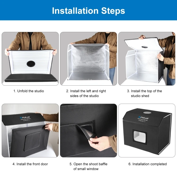 Led Light Light Box For Photos Protable PULUZ Photo Studio Light