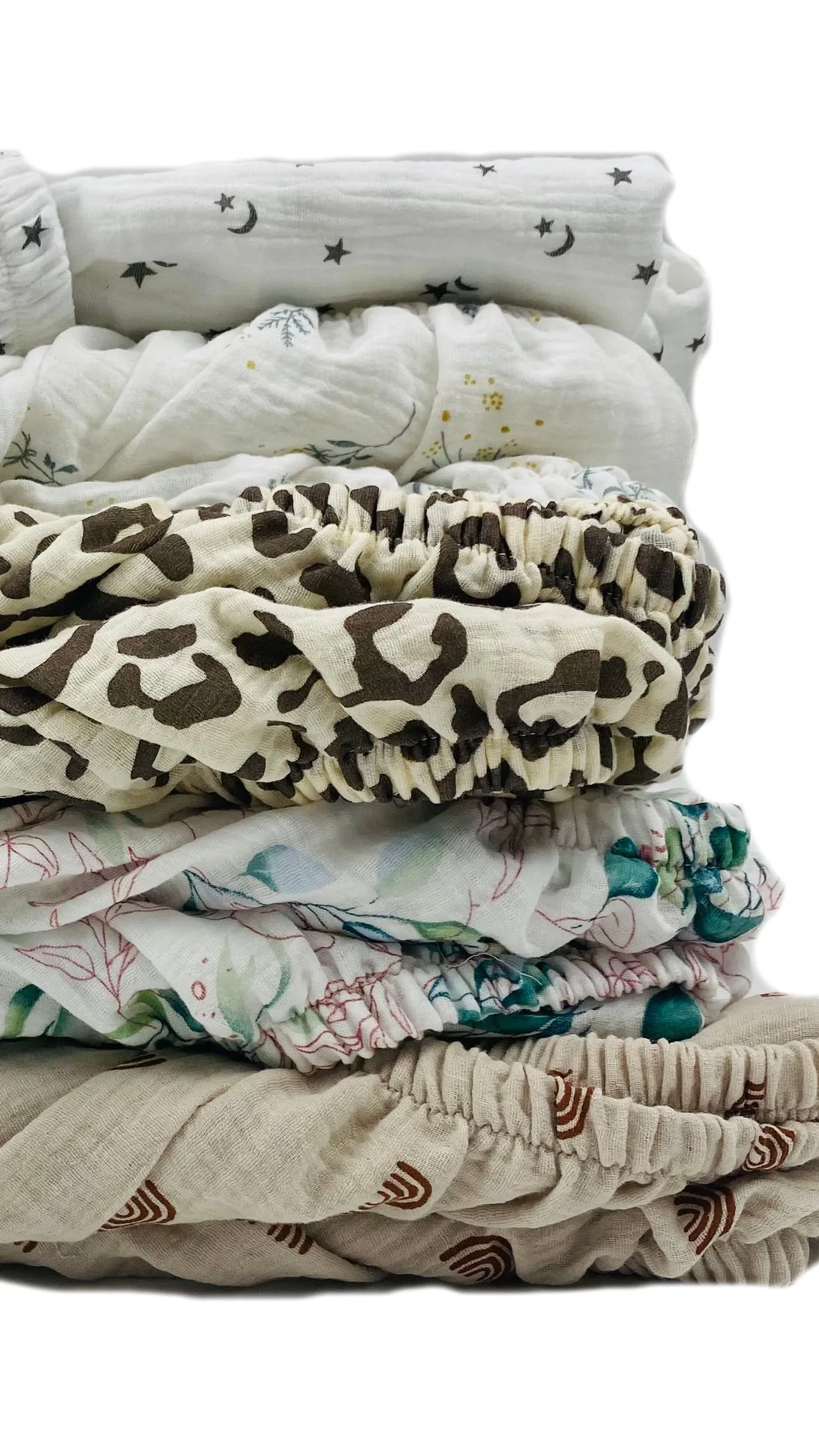 China Wholesale Hot Selling Breathable Bamboo Muslin Baby Crib Fitted