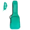 housse pour guitare électrique avec doublure en velours vert menthe + repose-cou