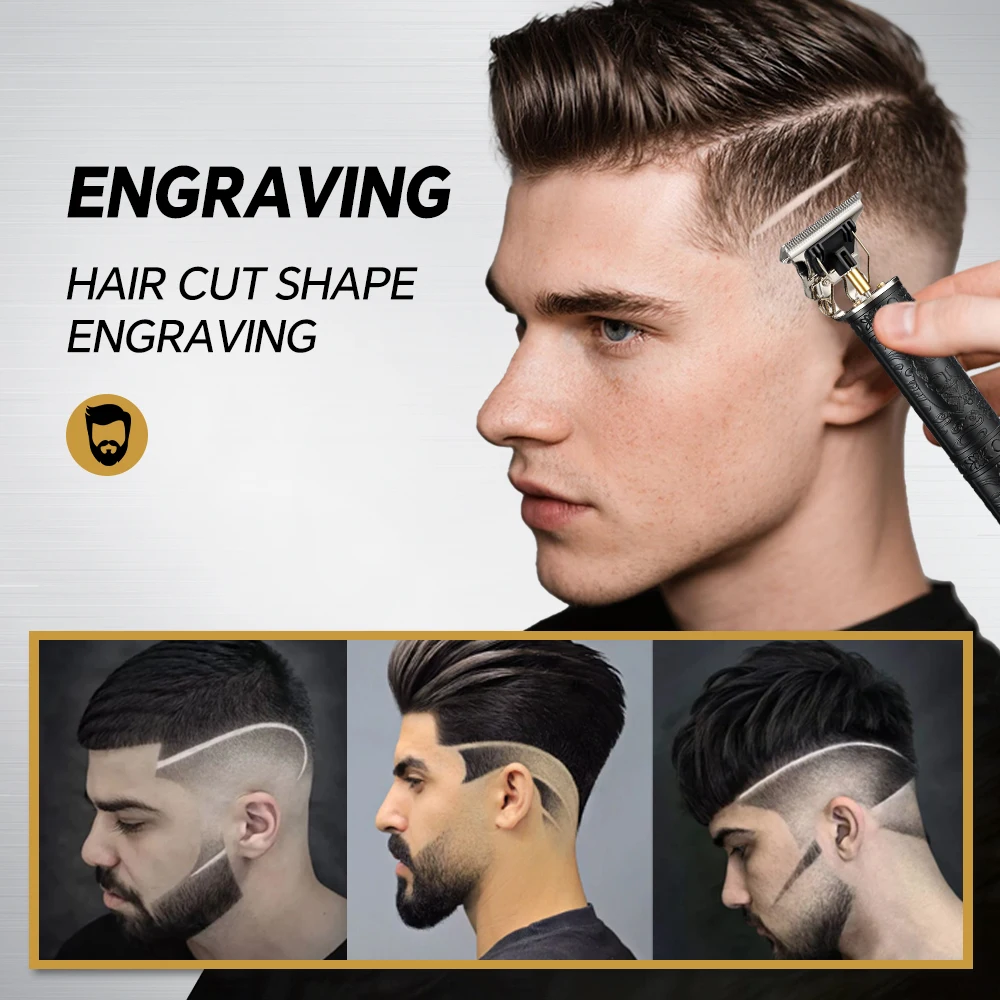 Professional Rechargeable USB Electric Hair Trimmer for Clipper for Men Stainless Steel Blade for Home Hotel Outdoor and RV Use factory