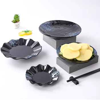 Made in China, custom-made Japanese melamine dinner ware unbreakable plates customized dinner plates for restaurants
