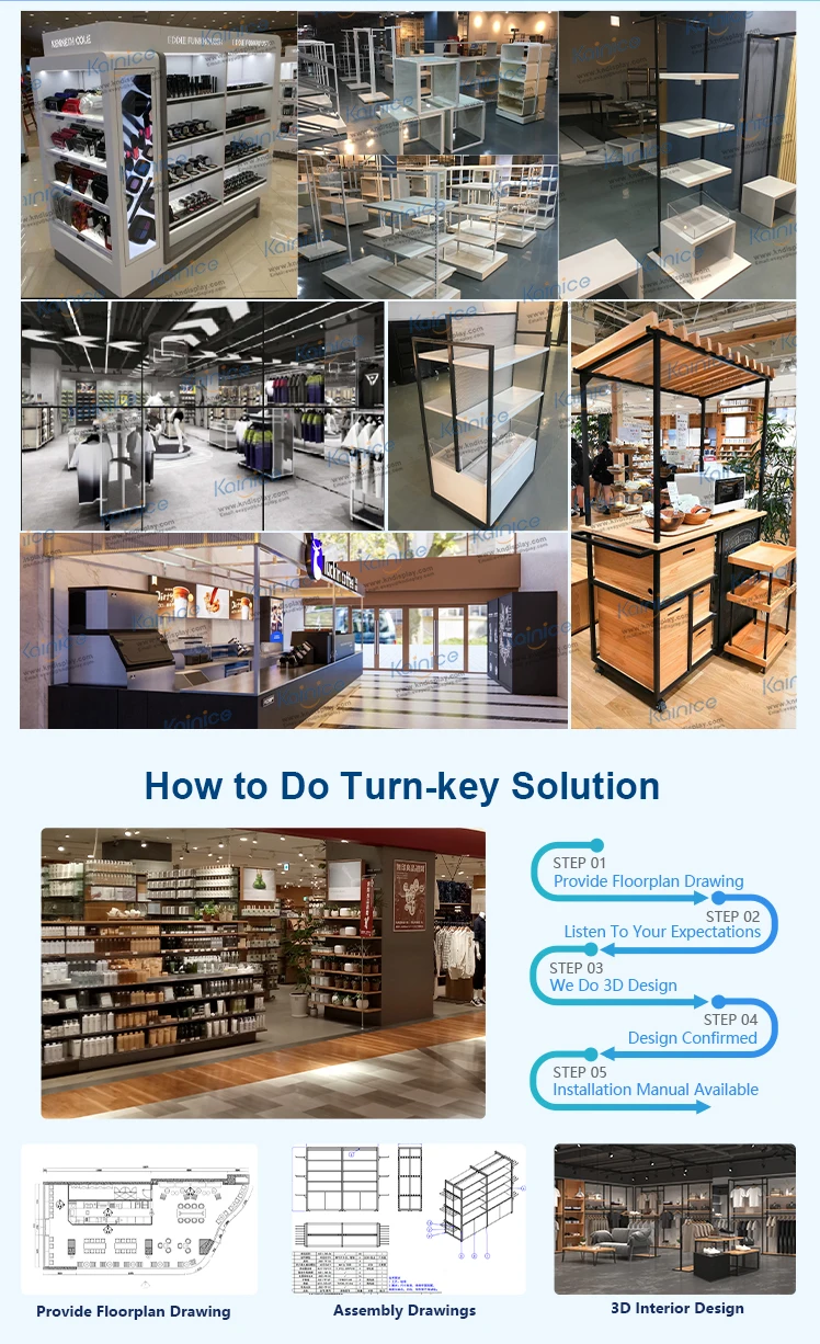 Kainice Men Clothing Store Eco-Friendly Retail Display Solution ...