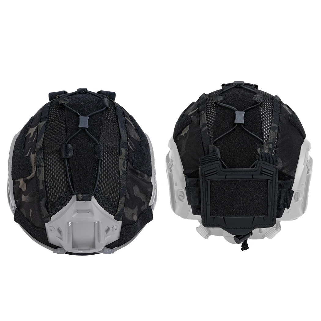 Tactical Helmet Cover Maritime Helm mit NVG Batterie beutel Jagd größe M L Camo