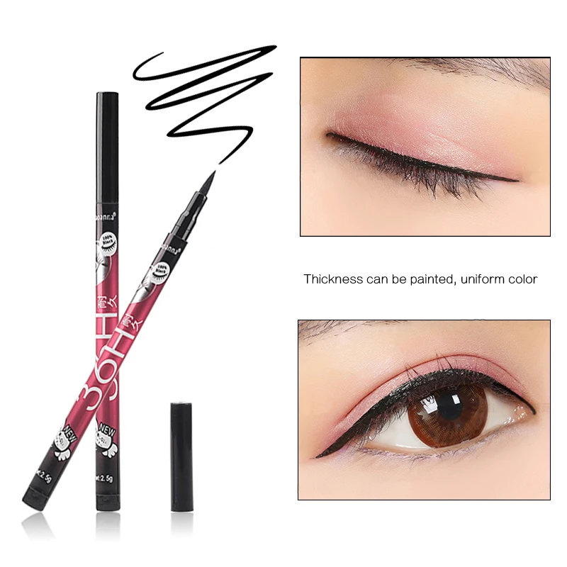 waterproof 36h long lasting black eyeliner