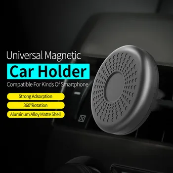 Magnetic Car Mount Phone Holder with Stylish Design and Stronger Magnetism Compatible with All Phones Car Holder Phone Bracket