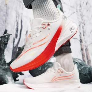 Winter Fleece-Padded Running Shoes Casual Ultra Lightweight Shock-absorbing Soft Soles Sports Shoes Men's Warm Snow Shoes