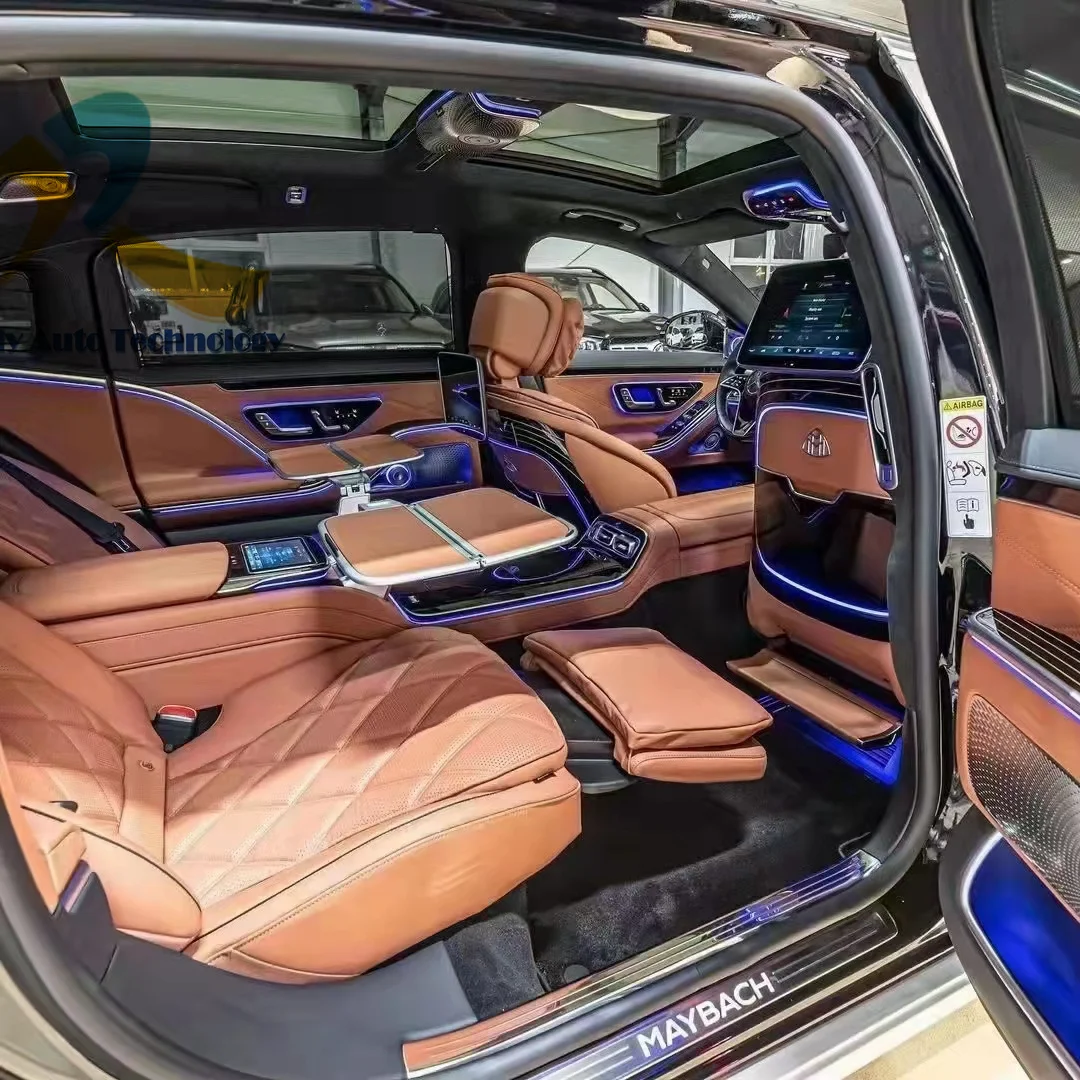 Luxury New Upgrade Interior Kit Conversion  for  Mercedes benz s Class S400l S450 S500 S580 W223 maybach Type
