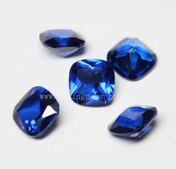 Precious Spinel Stone Diamond Cut Bulk Price Brilliant Blue Synthetic Sapphire