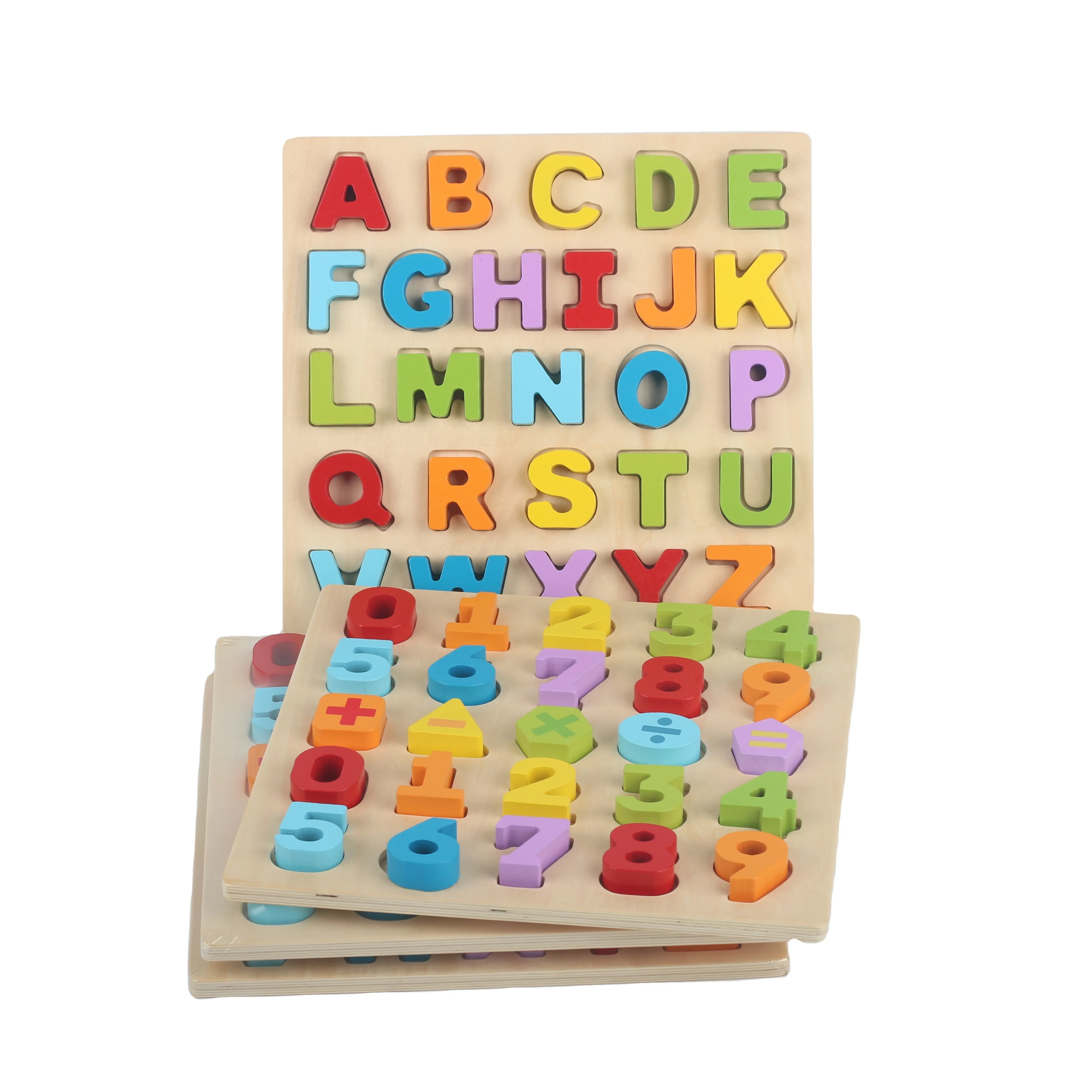 Baby  Educational  Wooden Learning Toys  Wooden  Puzzle Alphabet  Toy  Letter Toys for Kids