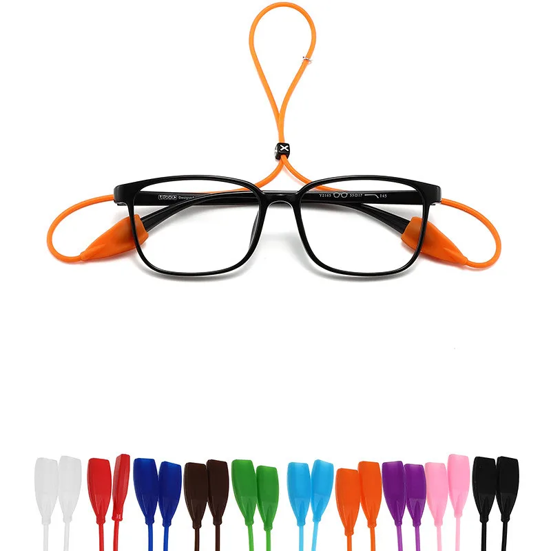 Elastic Silicone Eyeglasses Strap Holder Waterproof Glasses Retainer,  Sports Sunglasses Chain