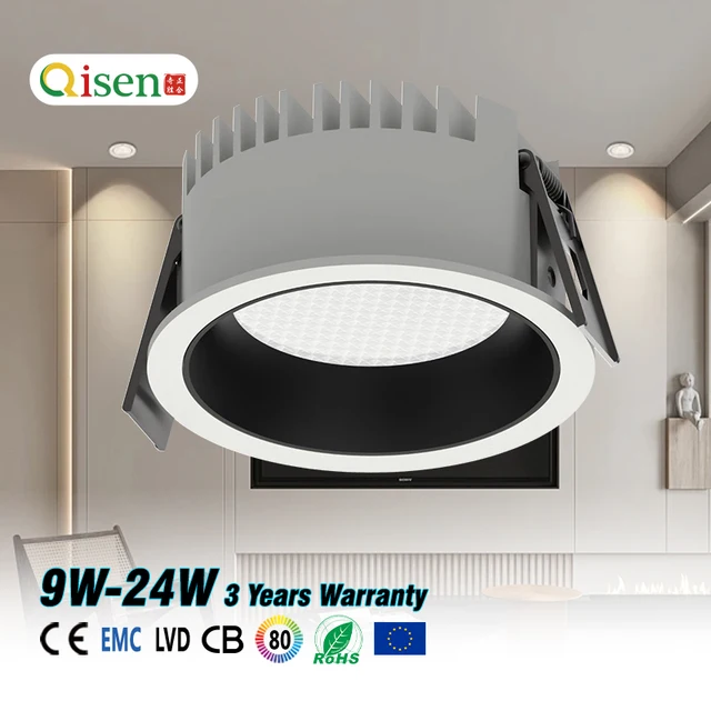 12W 18W 24W Anti Glare LED Downlight product sample