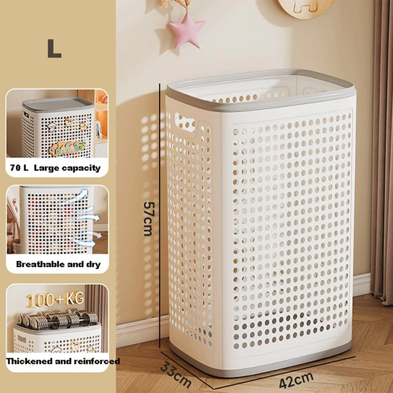 Large Capacity Kids' Household Organizing Artifact Rectangle PP Plastic Aluminum Flip-Top Toy Doll Storage Box details