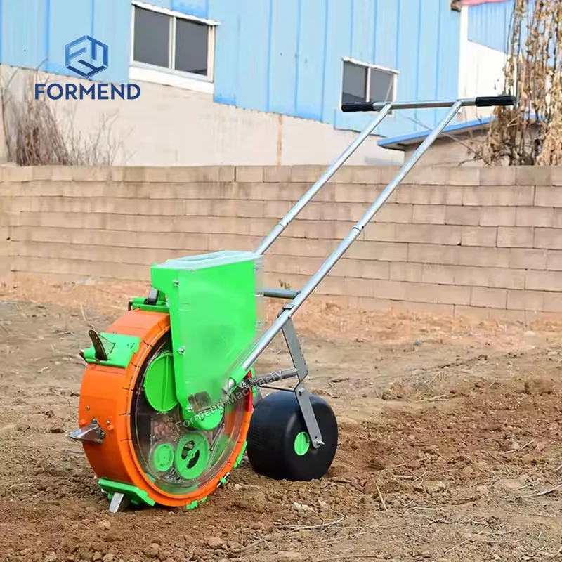 Pumpkin Seed Planter Low Price Push Hand Corn and Carrot Seeder