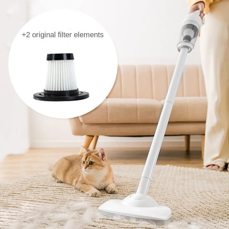 Handheld Bagless White Color Mini Car Home Mattress Electric Cat Dog Pets Grooming Cordless