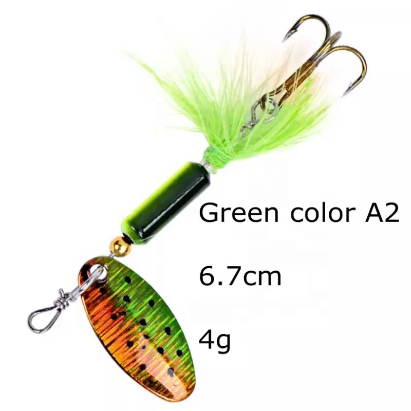 Buzz Bait Rooster Tail Fishing Lures - Trout & Bass Spoons Buzz Bait Rooster Tail Fishing Lures - Trout & Bass Spoons