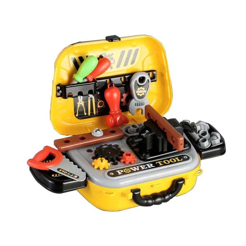 Китай оптовая продажа набор инструментов для ролевых игр 008-932A 2 в 1 строительный инструмент фиксации скамейка игра игрушка