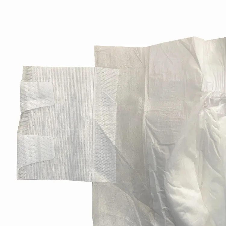 Blue ADL Adult Diapers with Elastic Waistband Magic Tapes From China