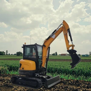 Small Digger Multifunctional New Crawler Excavators Machine Factory Directly Sale 3.5 Ton Mini Excavator with Cab