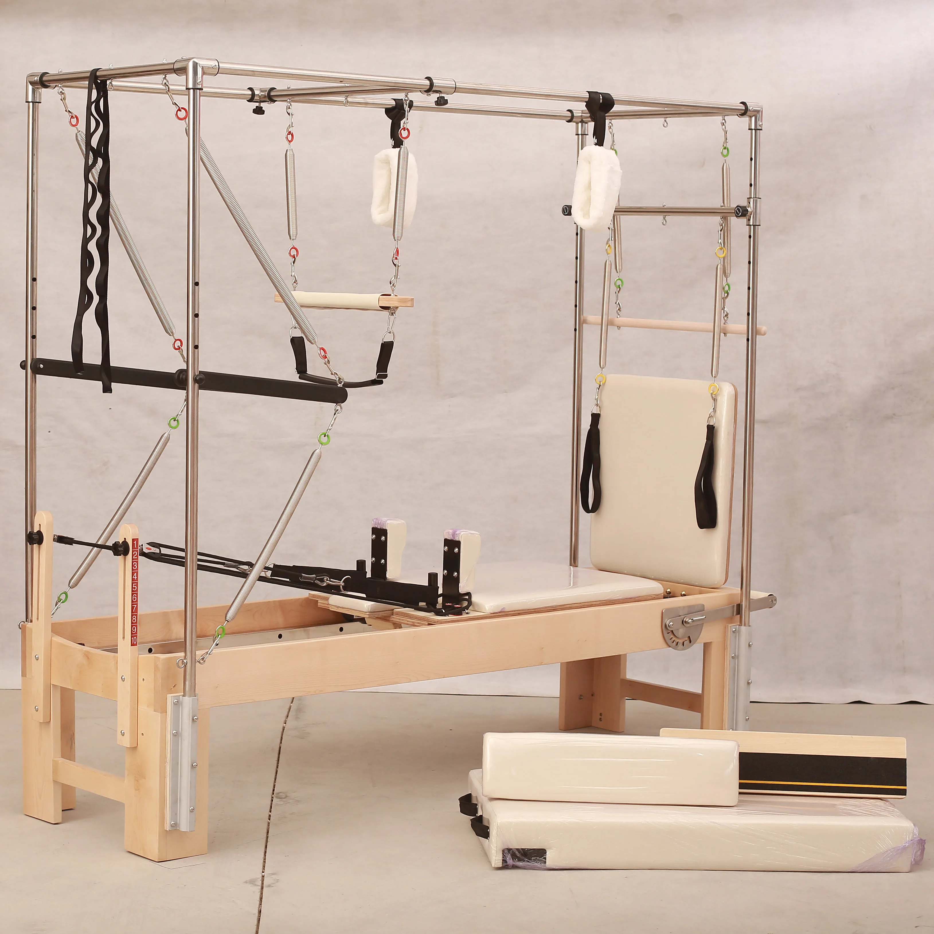 ホットウッド機器バランスマシンメープルトラペーズテーブルベッド