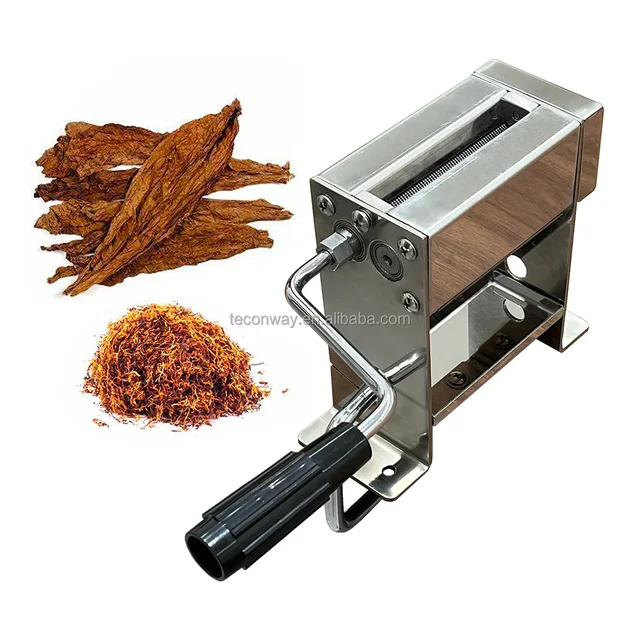 China Factory SS304 Exquisite Appearance Family Use Fine Cutting Tobacco Machinefor Herb