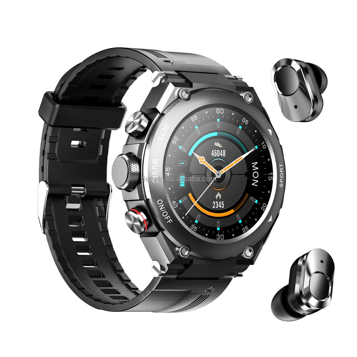 Relógio Inteligente Smart Digital Android Ios+fone 5.0 Tws, aplicativo  relógio digital 