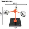 Répulsif à oiseaux rotatif - standard + base métallique