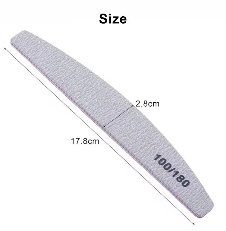 Professional Washable Double Sided Nail Buffers Nail Files 100/180