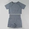 short sleeves shorts 2pcs set(3b30f0)