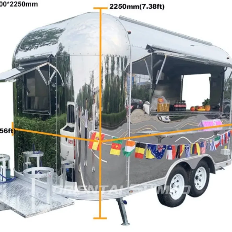 Suitable for Outdoor Travel  Aluminum Airstream RV Camper Caravan Trailer Housing Travel Motorhome