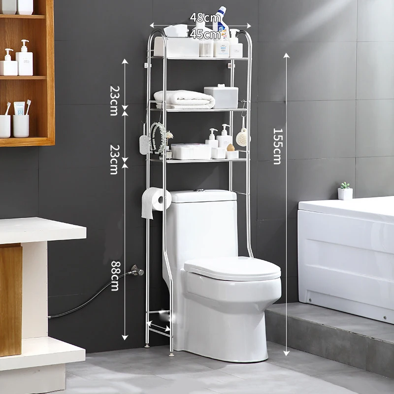 bathroom storage tower metal