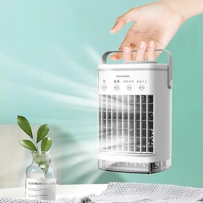 YD0547 Usb Table Cooler Hand Small Heater Desk Held Electric Fan