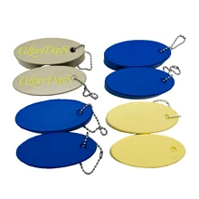 Custom floating Boating Keychain Floating Keychain for Fishing Surfing Sailing Outdoor Sports