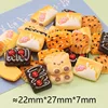Serie de galletas de chocolate con cereza mixta, surtido aleatorio.