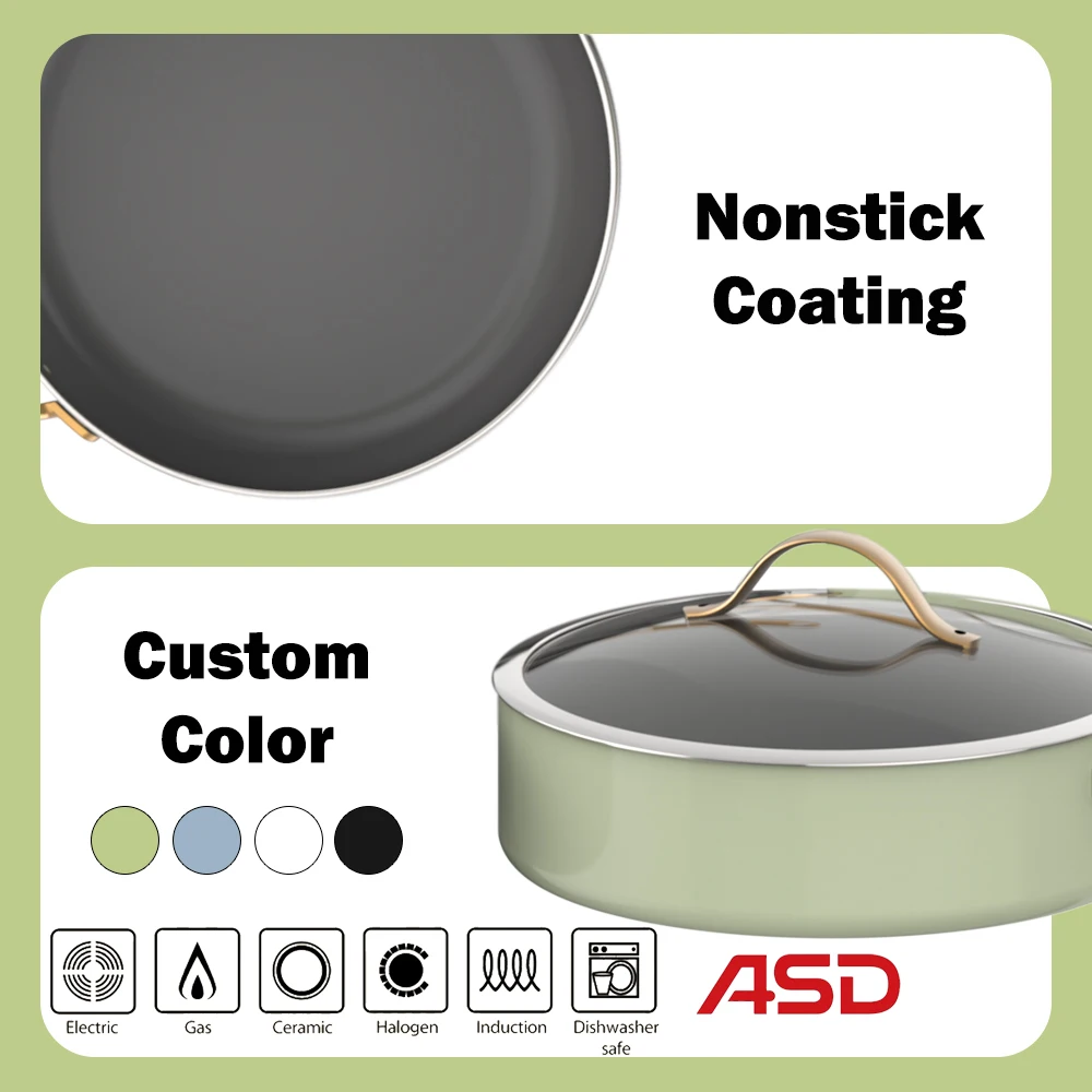 Nonstick Component 10 Pcs Non Stick Cookware Set - Healthy & Durable