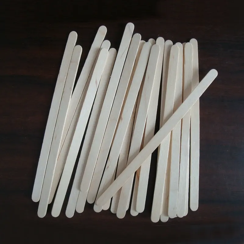 110mm Disposable Wooden Stick Cafe Household Travel Coffee Stirrer for